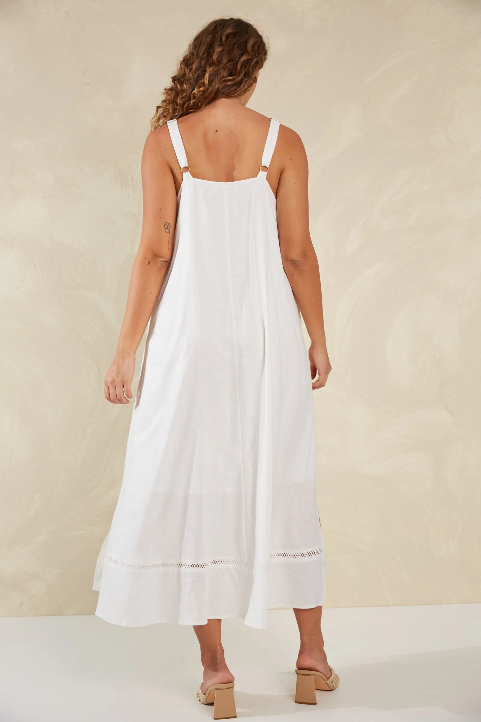 Florence Tank Maxi - Blanc White