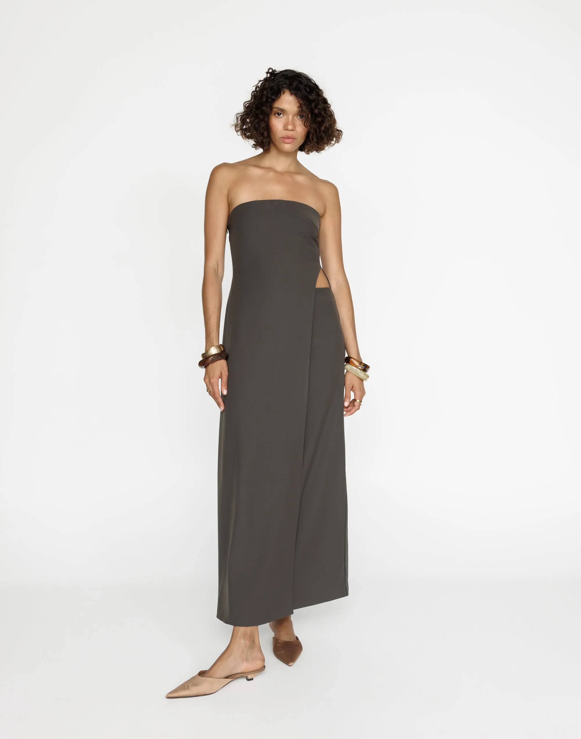 Gabby Maxi Dress (Charcoal)