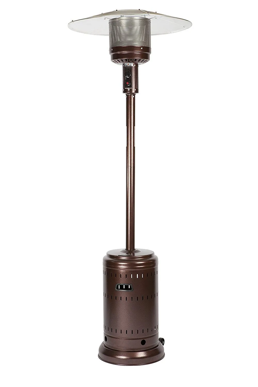 Golden Flame 46,000 BTU (XL-Series) Mocha Bronze Patio Heater with Wheels (Propane)