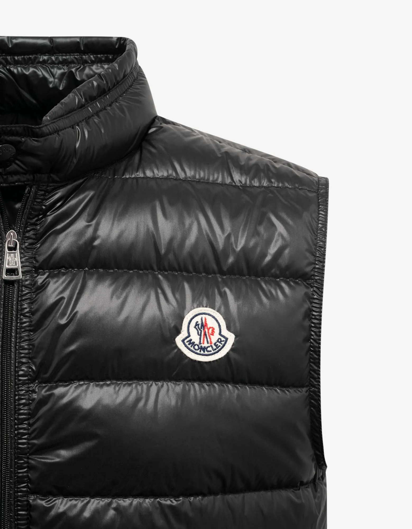 Gui Black Nylon Down Gilet