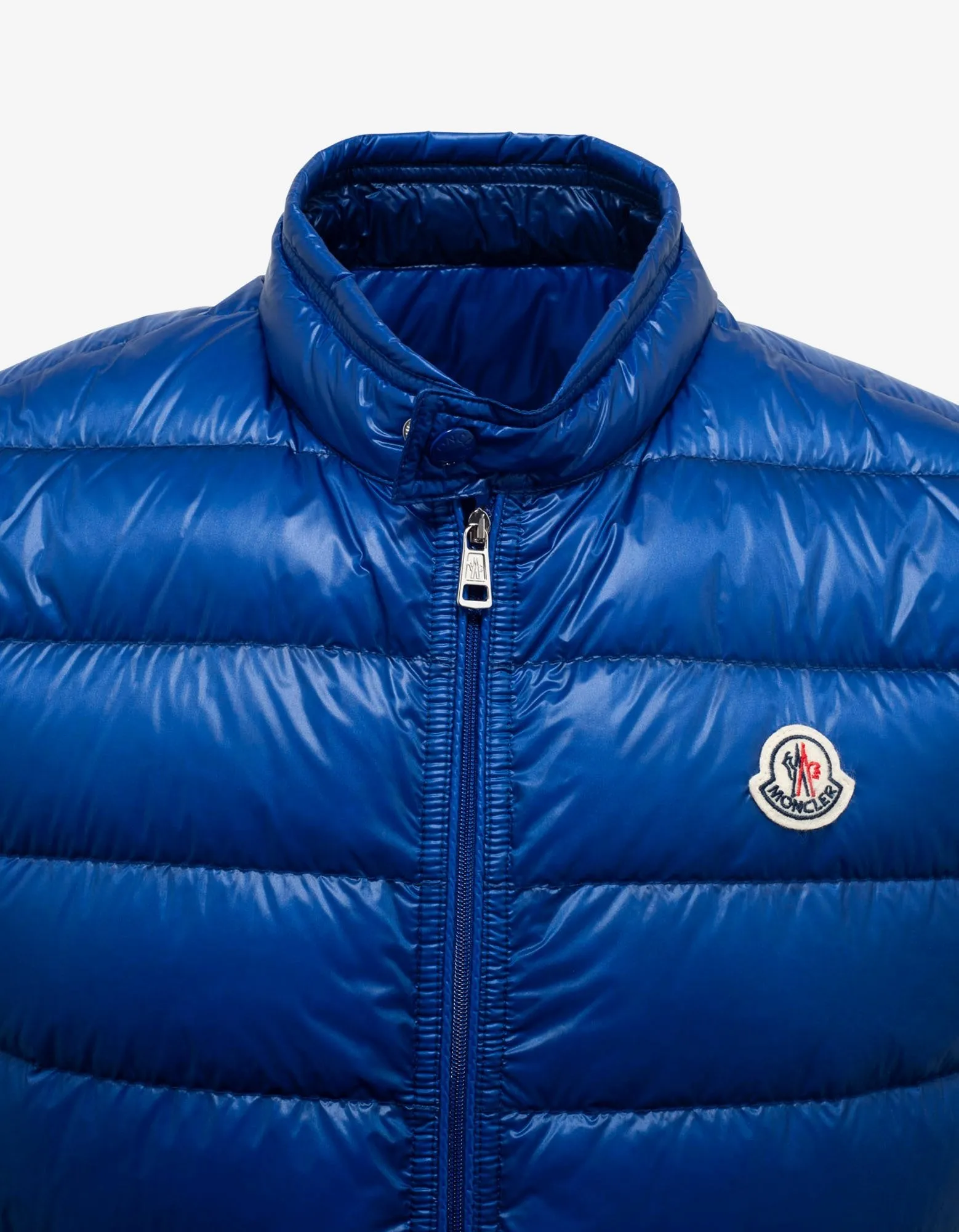 Gui Blue Nylon Down Gilet