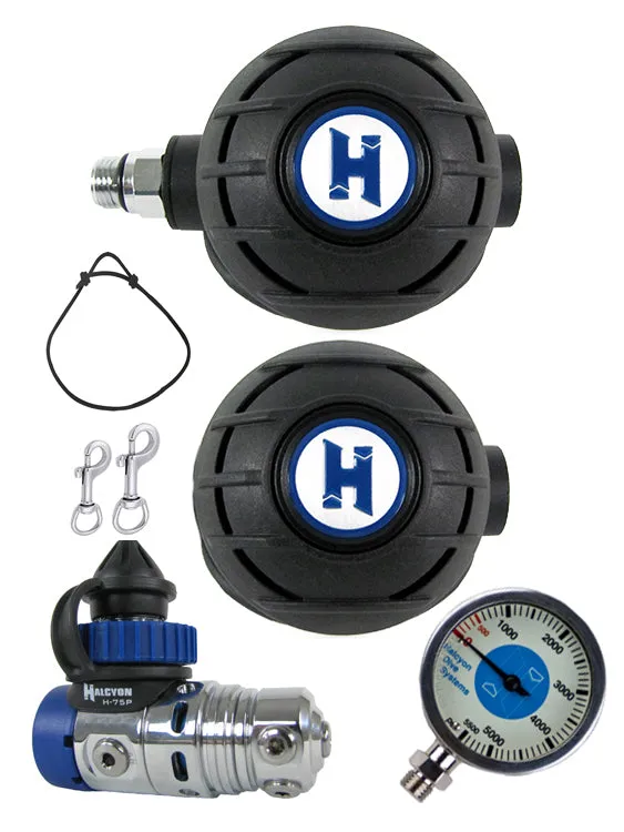 Halcyon Regulator Set: H75P (DIN Only) / Aura / Aura Occy & Free Termo Gauge