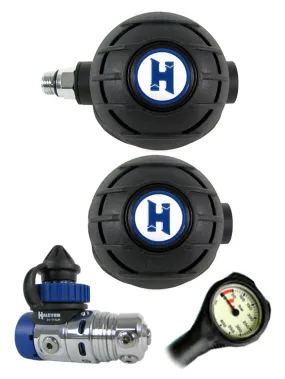 Halcyon Regulator Set: H75P (DIN Only) / Aura / Aura Occy & Free Termo Gauge