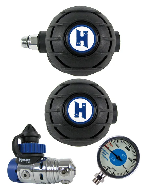 Halcyon Regulator Set: H75P (DIN Only) / Aura / Aura Occy & Free Termo Gauge