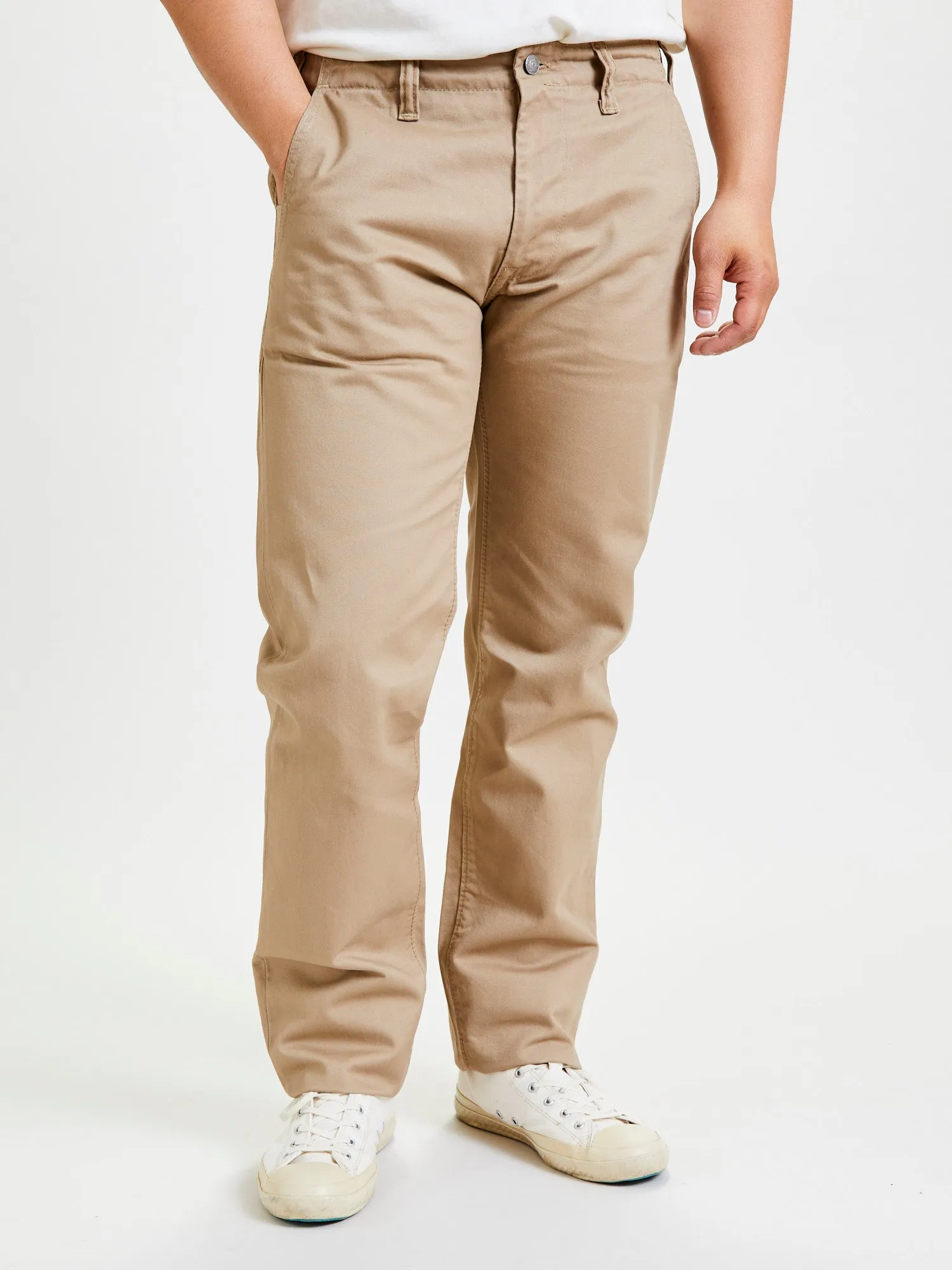 High Density Twill Chino in Beige