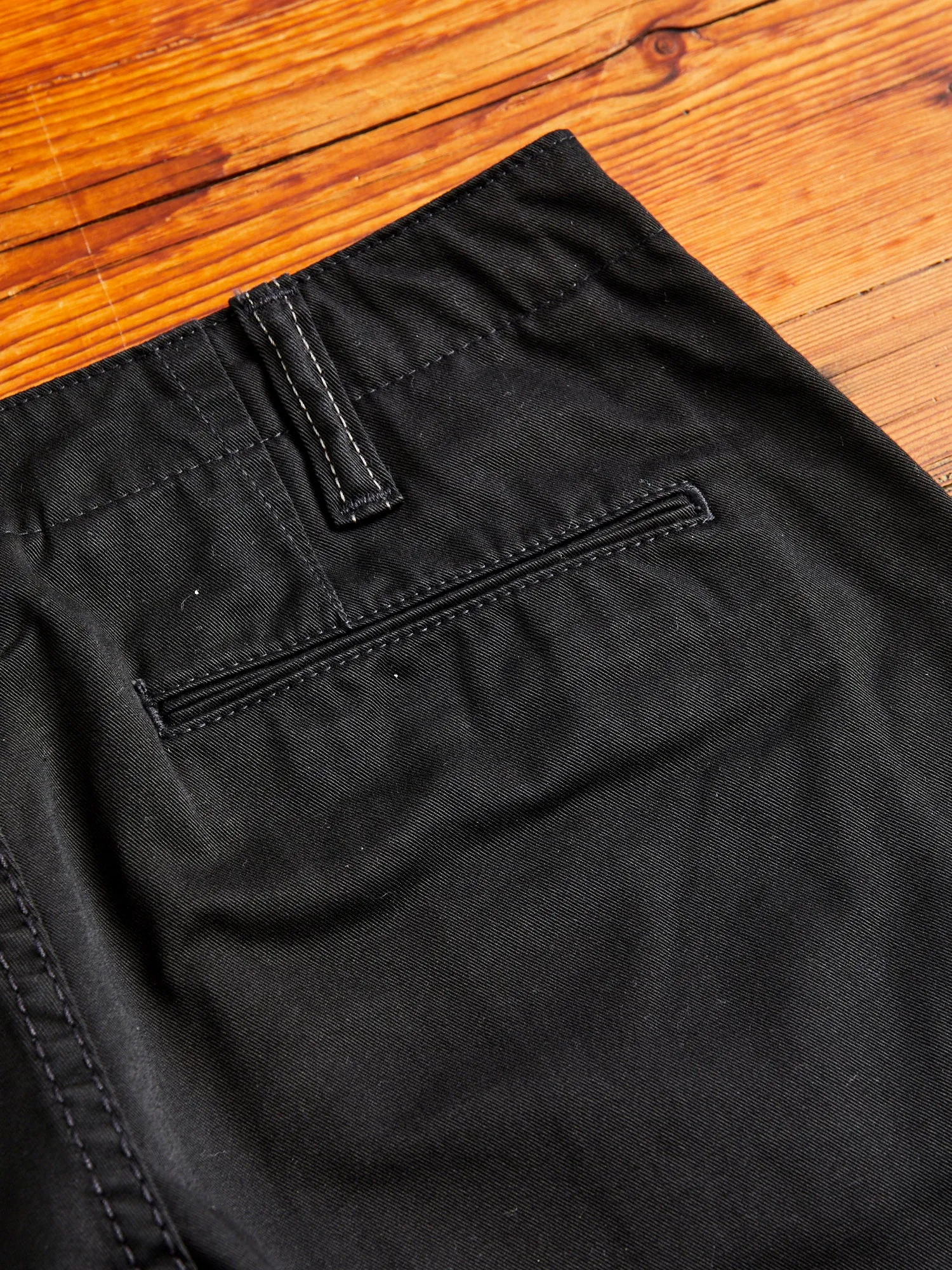 High Density Twill Chino in Black