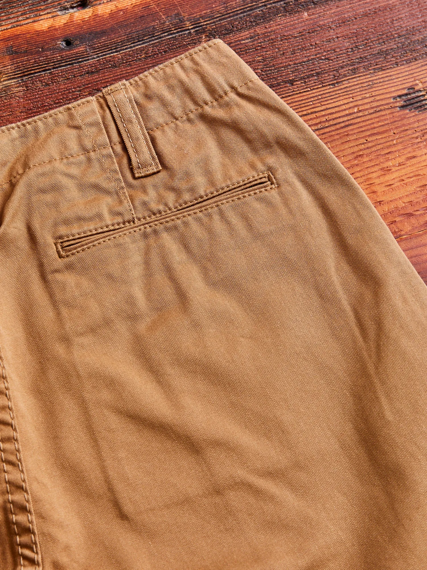 High Density Twill Chino in Camel