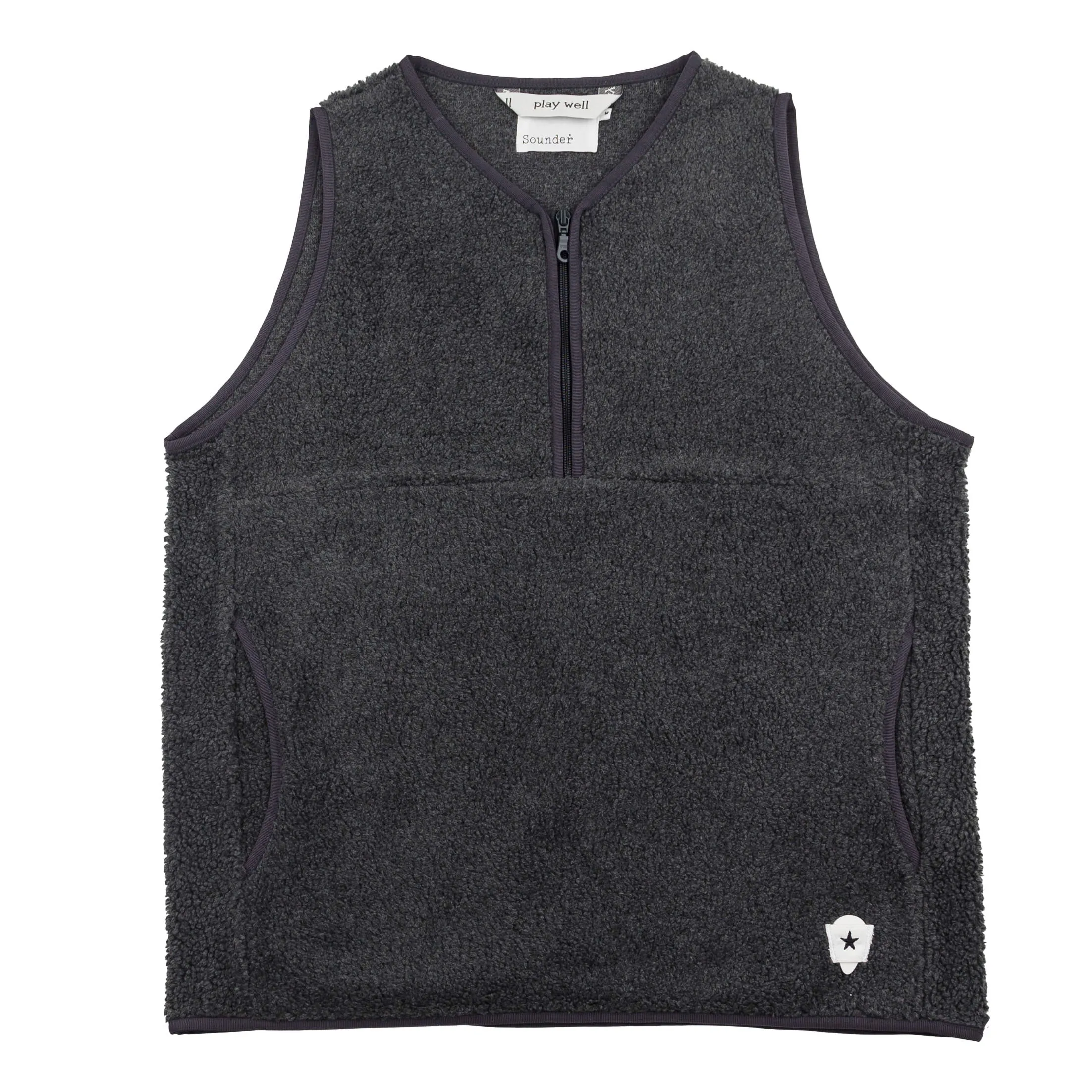 Himalayas Overhead Gilet - Charcoal