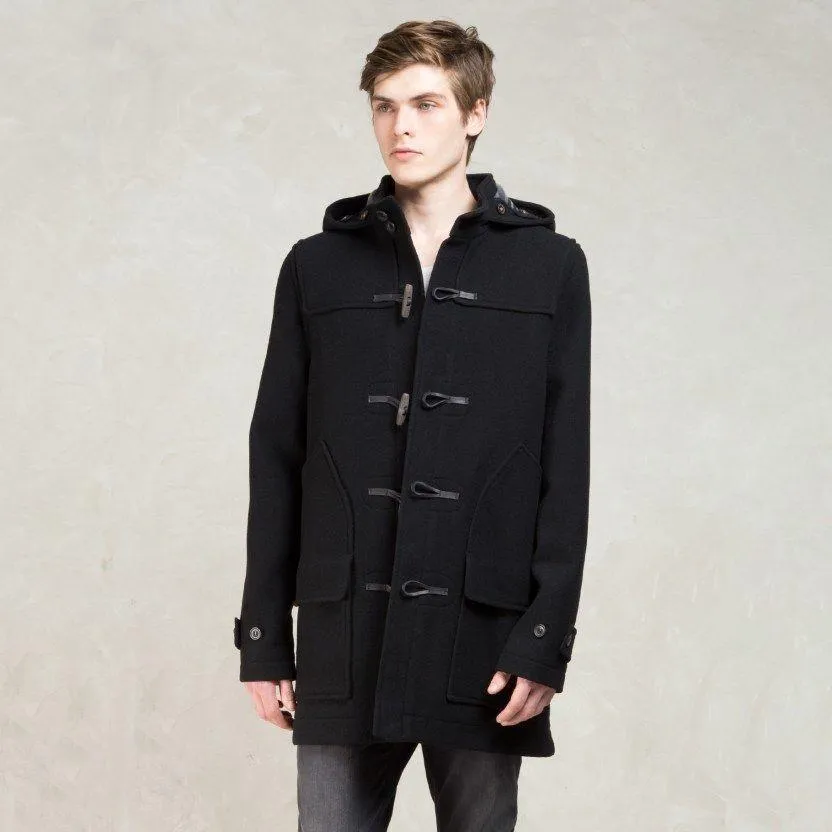 Hugh Duffel Coat (Black)