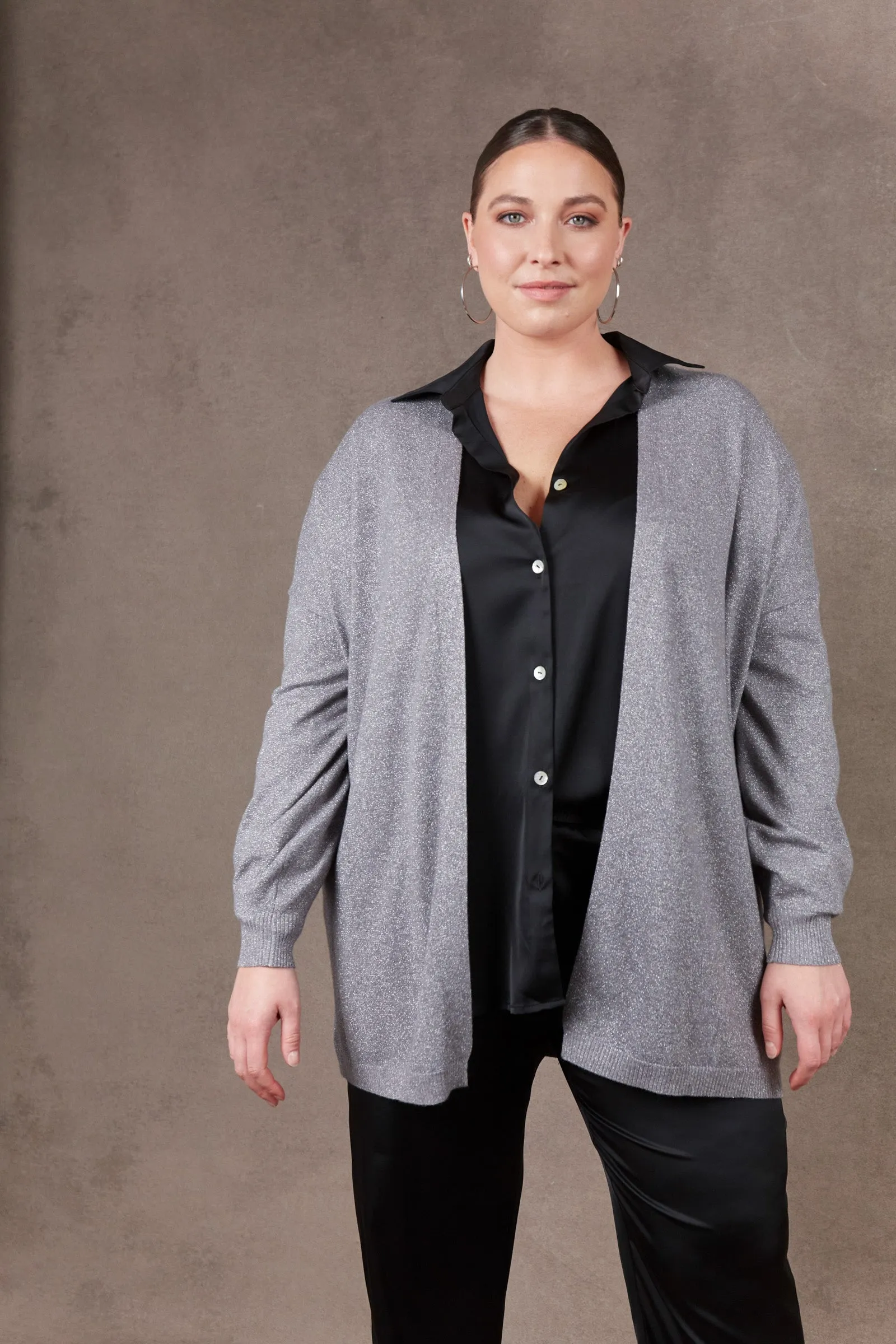 Irula Cardigan - Smoke