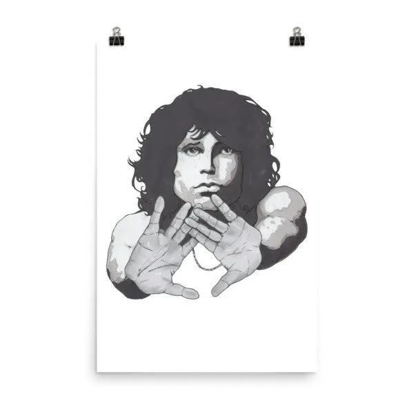 Jim Morrison by Robert Bowen Poster