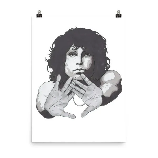 Jim Morrison by Robert Bowen Poster