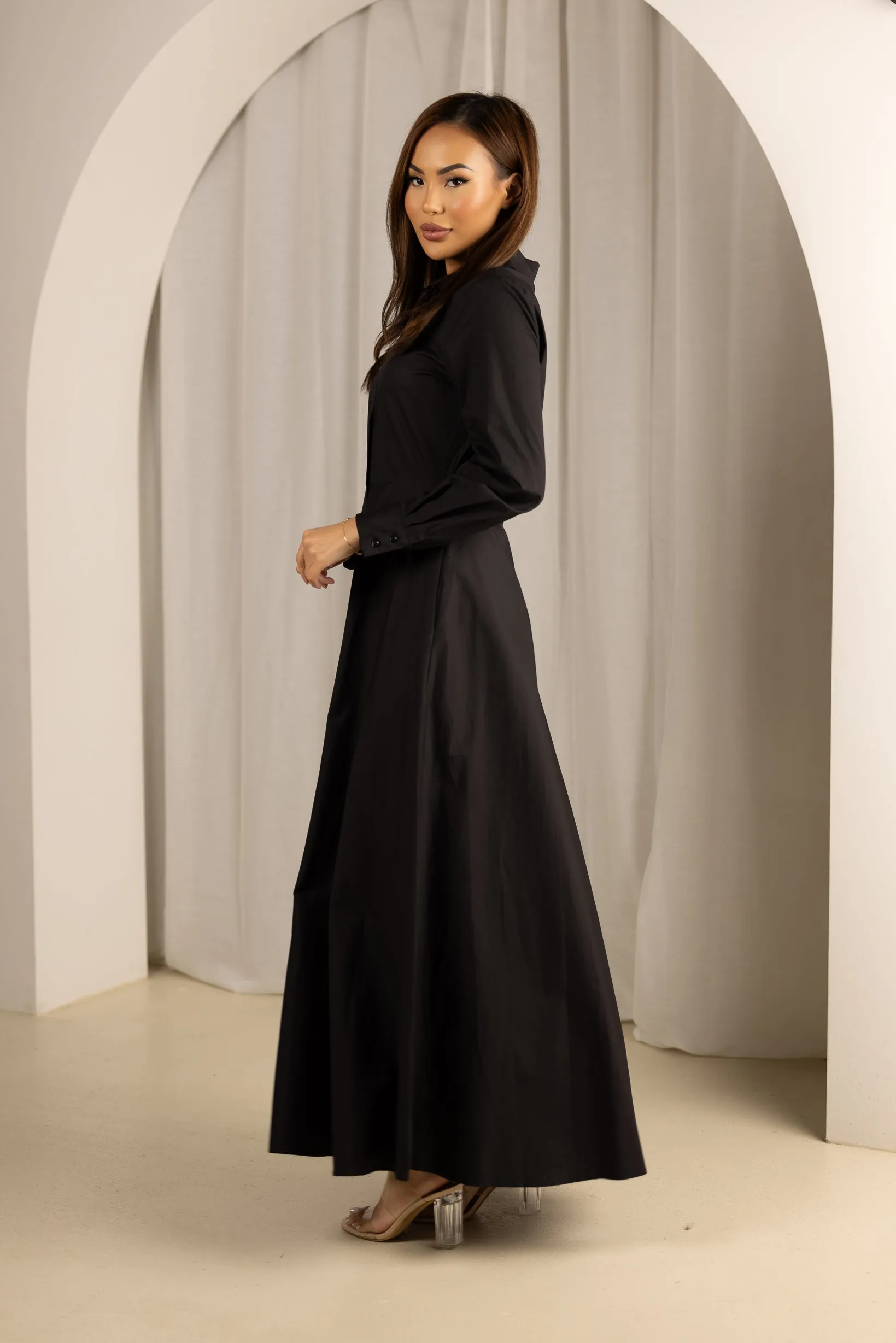 Letitia Maxi Shirt Dress