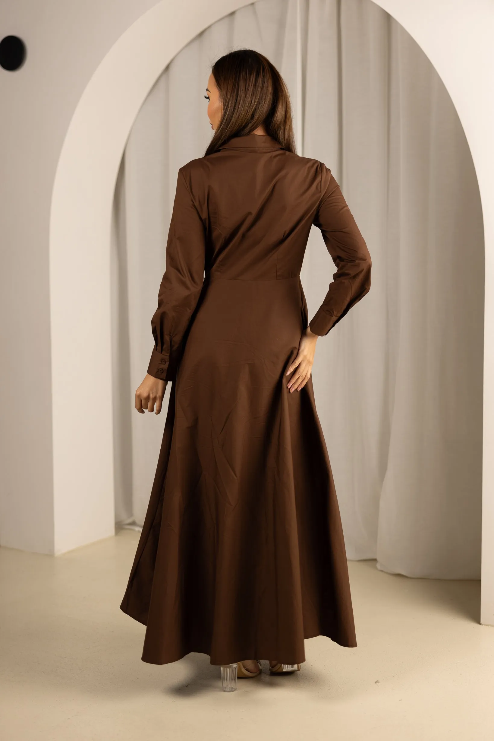 Letitia Maxi Shirt Dress