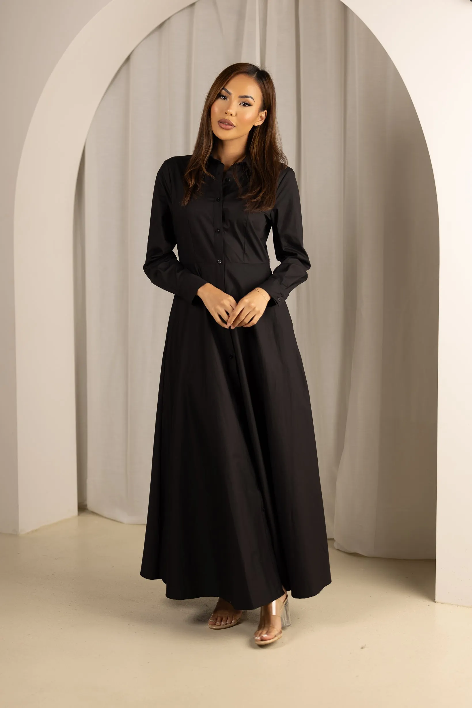 Letitia Maxi Shirt Dress