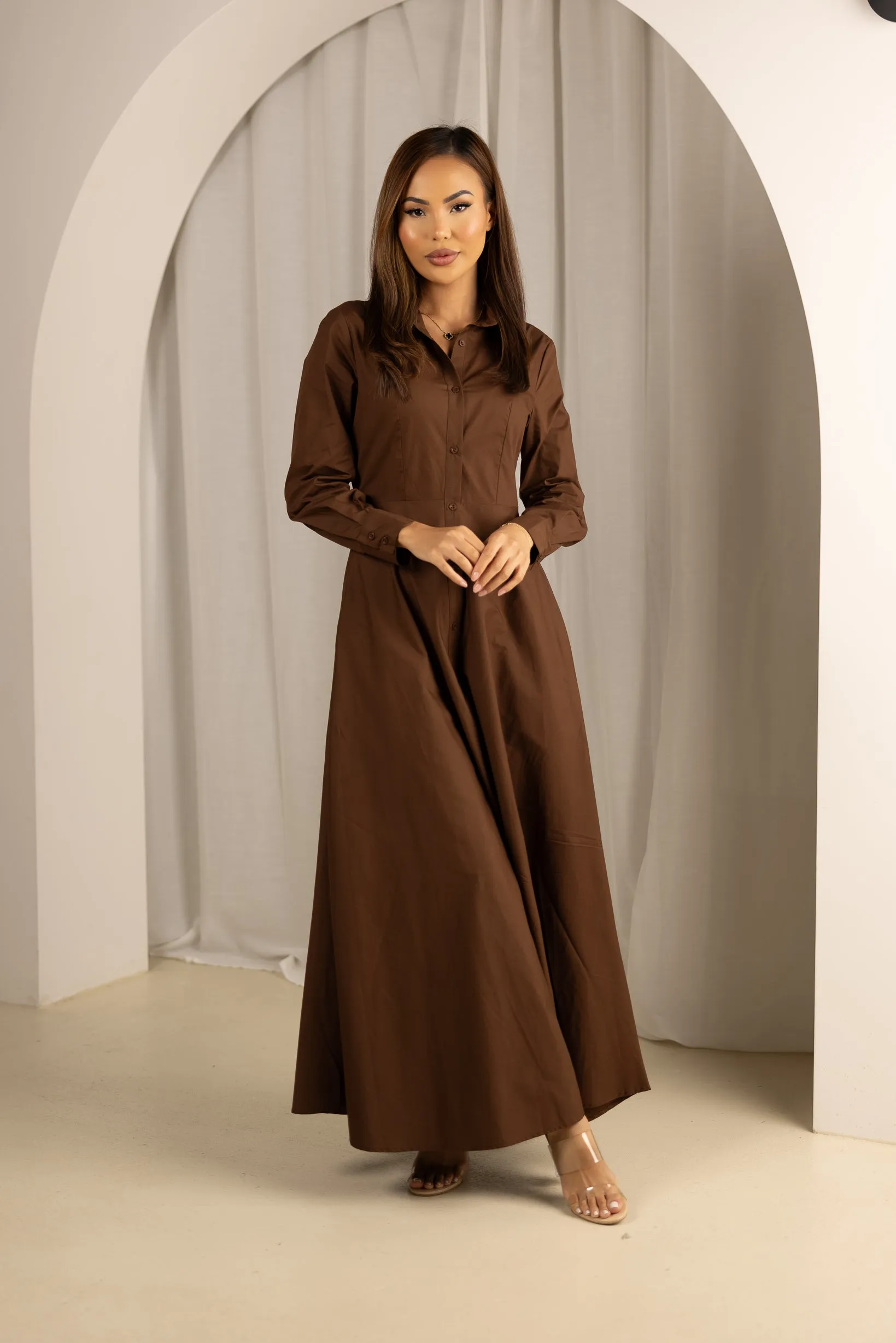 Letitia Maxi Shirt Dress