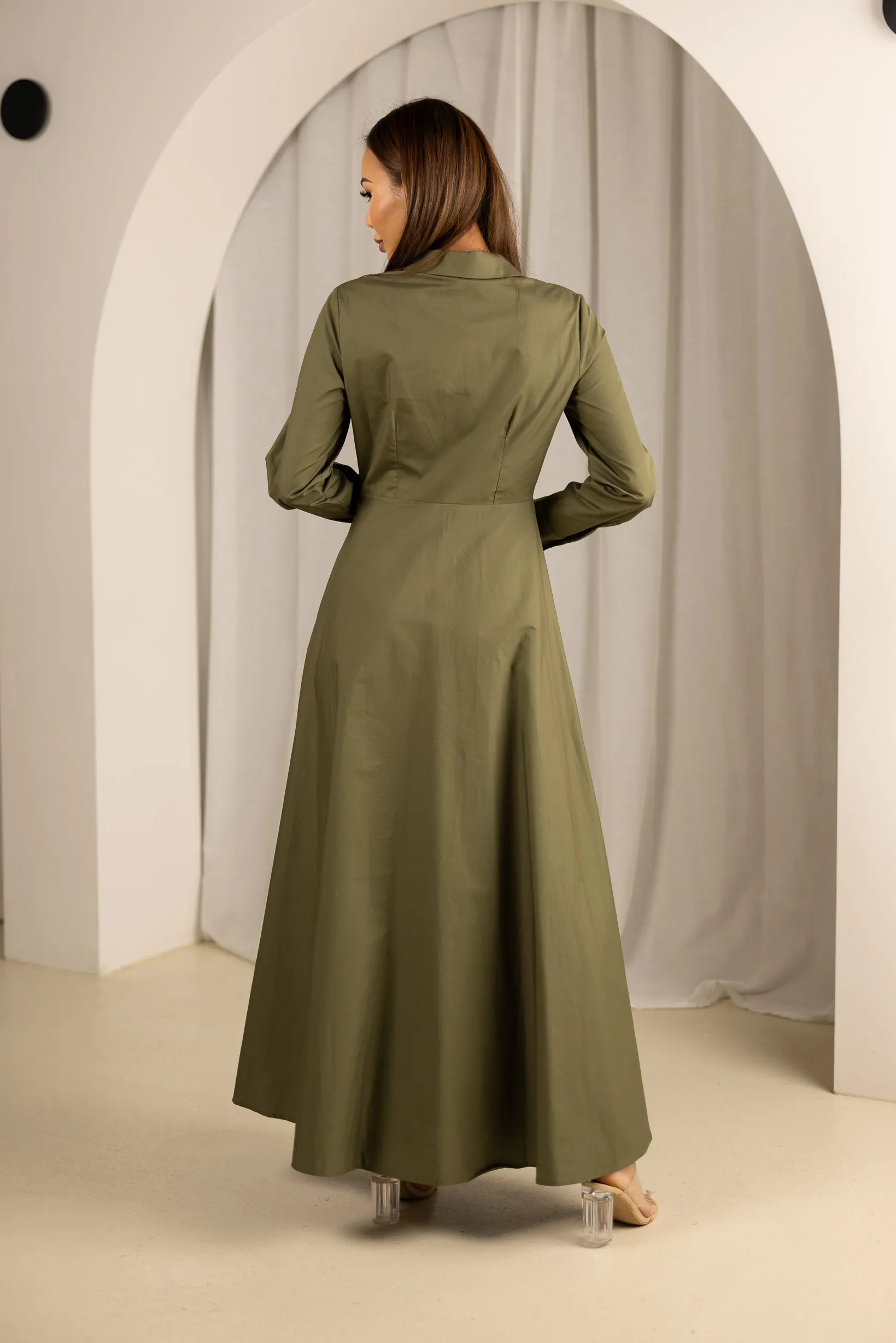 Letitia Maxi Shirt Dress