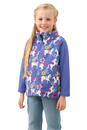 Lighthouse Girls Alex Gilet Horse Print