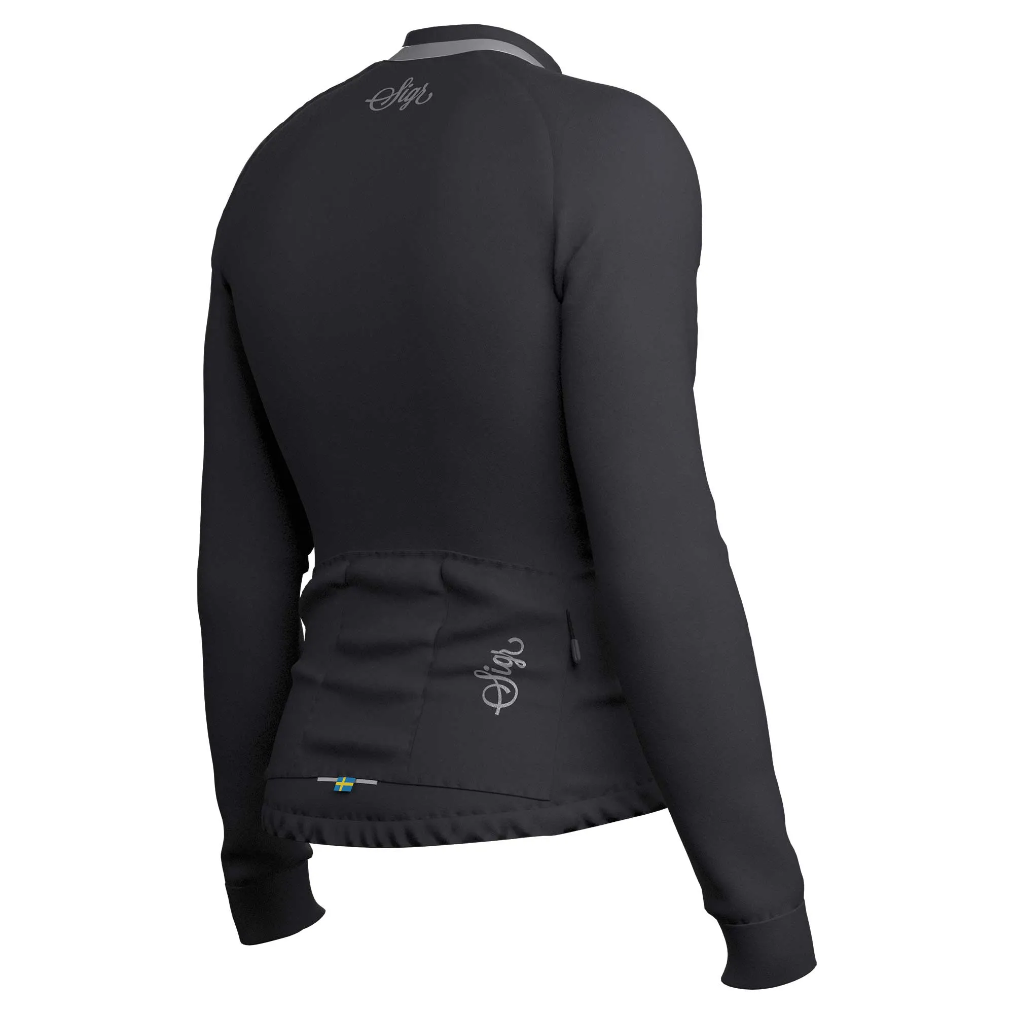 Ljung Black Men's Warmer Long Sleeved Cycling Jersey