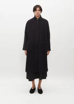 Long Alpaca and Wool Coat