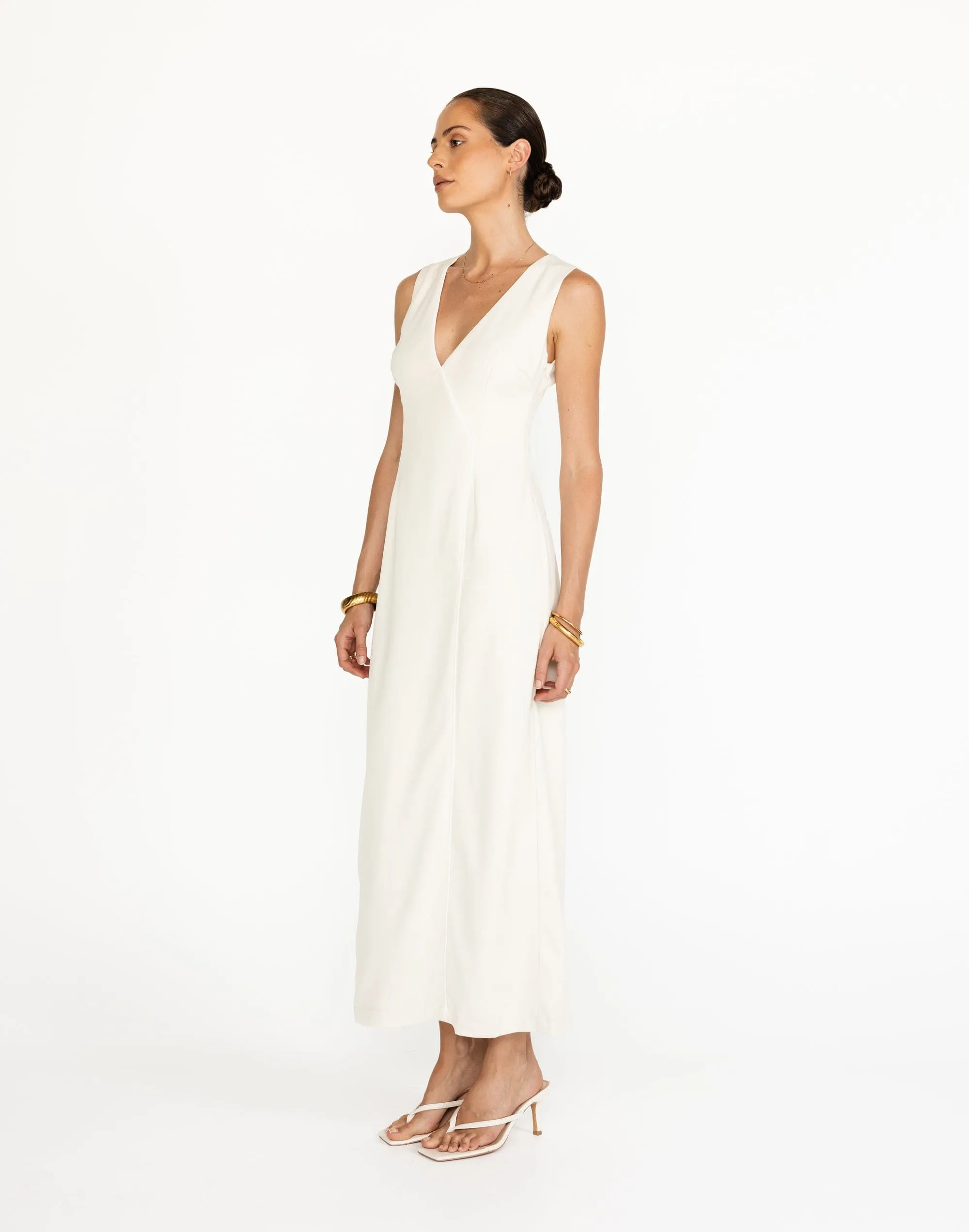 Luiza Maxi Dress (Oat)