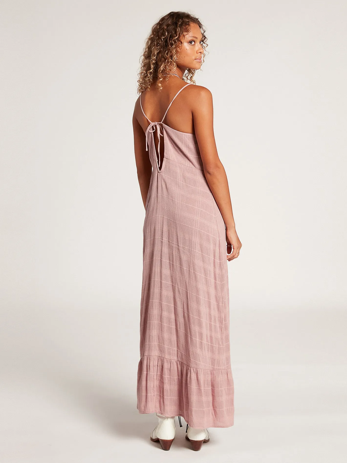 Luv Hangover Maxi Dress - Faded Mauve