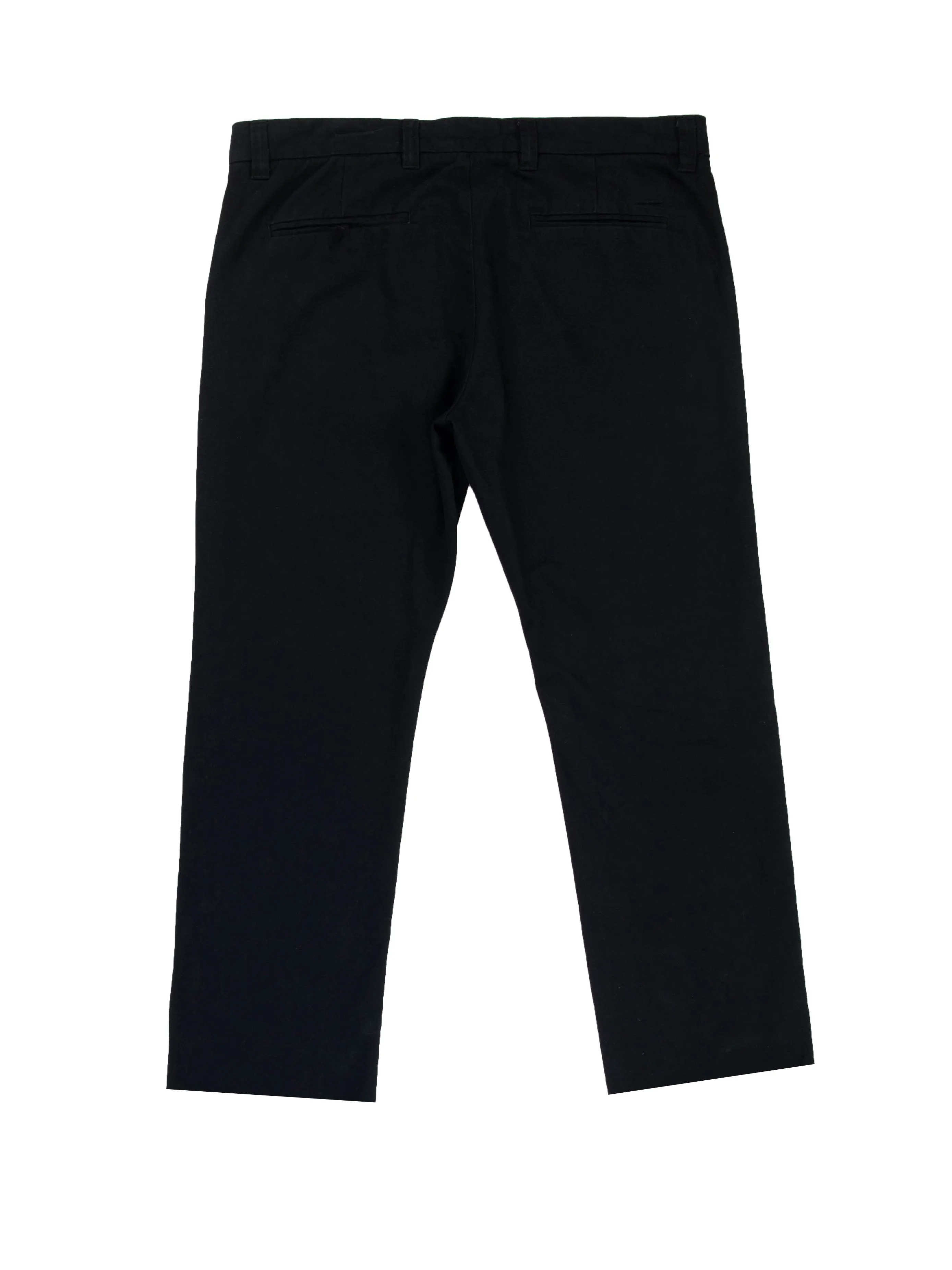 Manila Cropped Chino Pant - Black