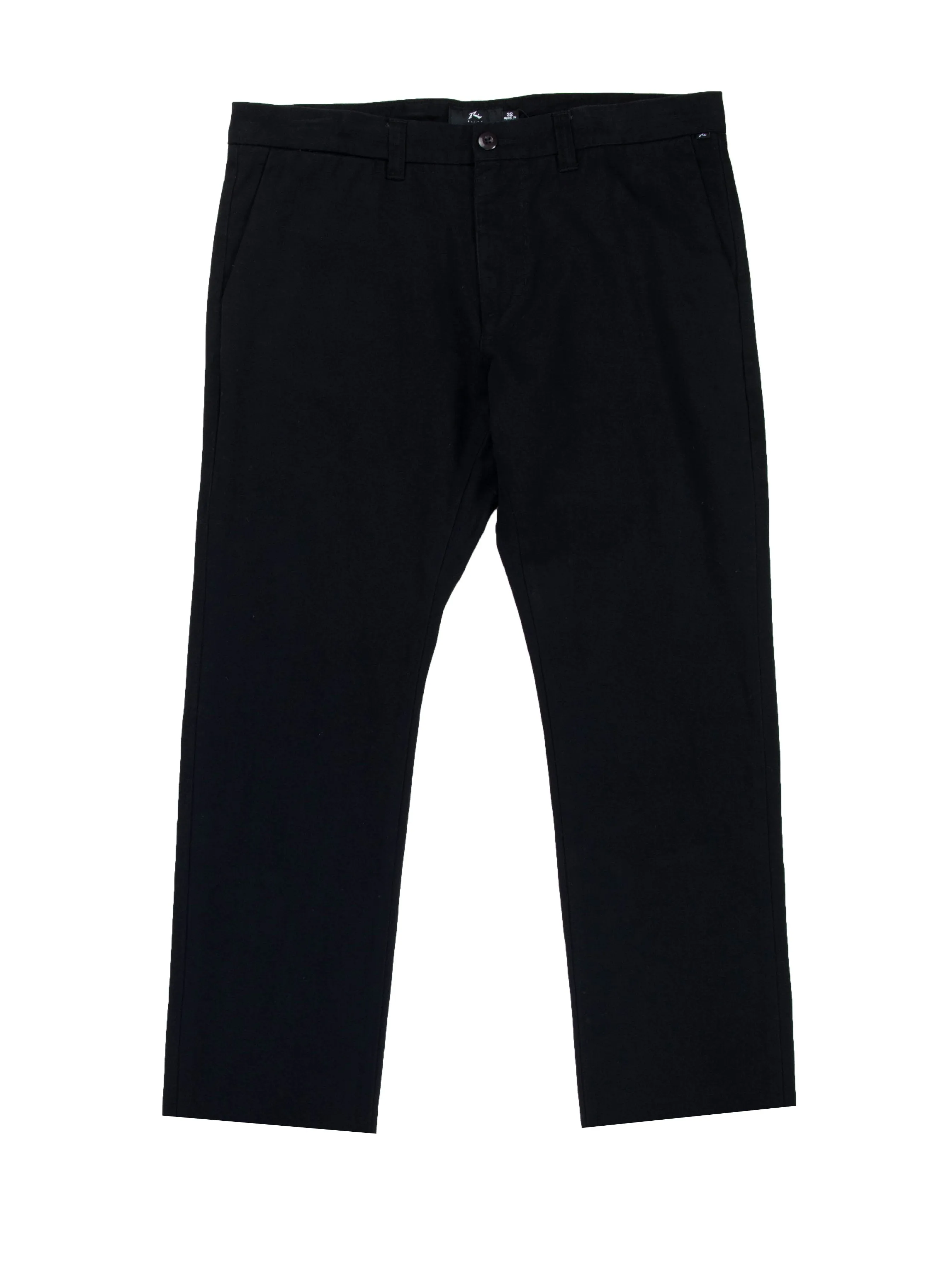 Manila Cropped Chino Pant - Black