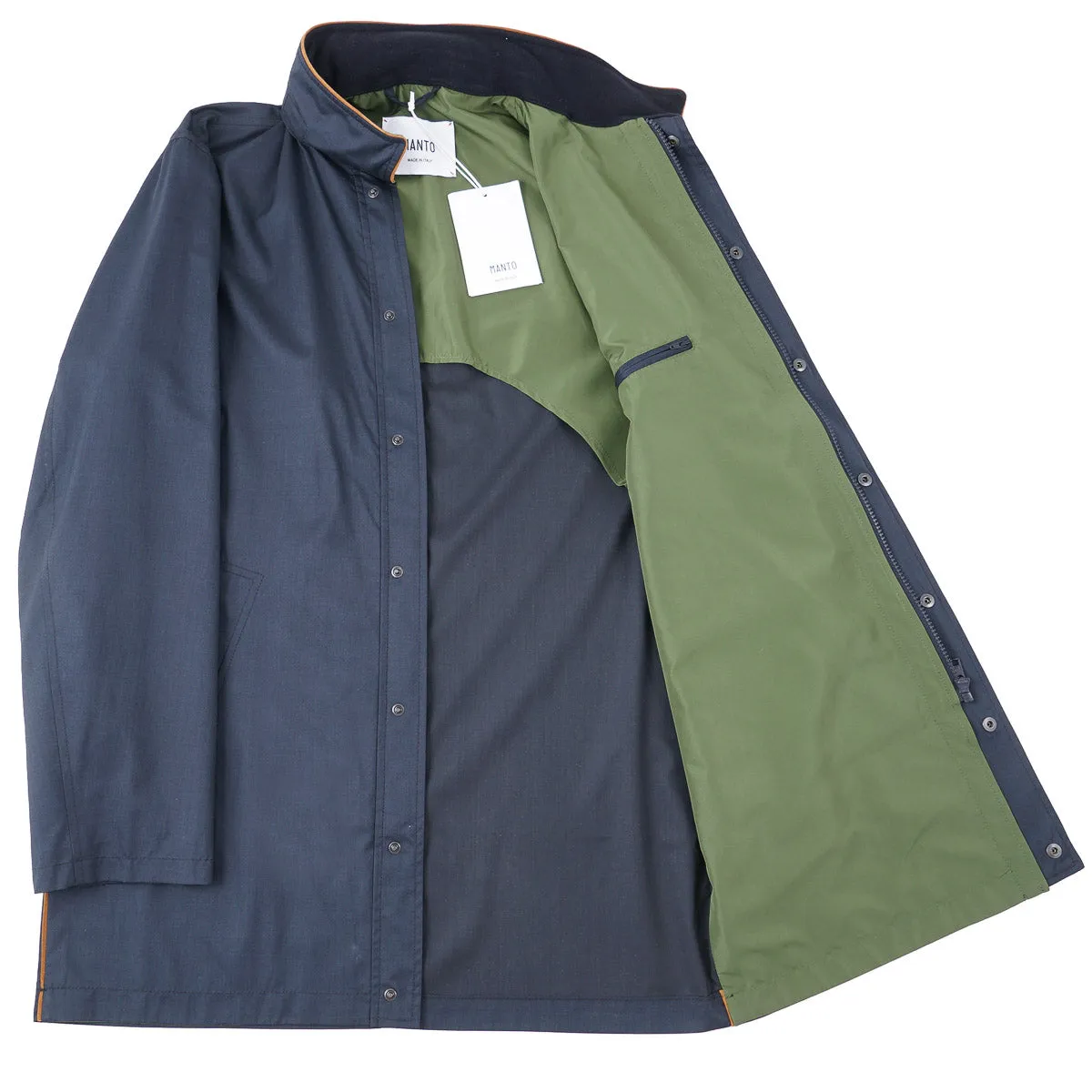 Manto Lightweight Wool Car Coat