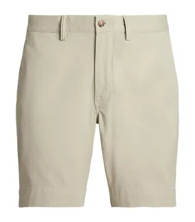 Men's 8-Inch Stretch Straight Fit Chino Short Khaki Tan