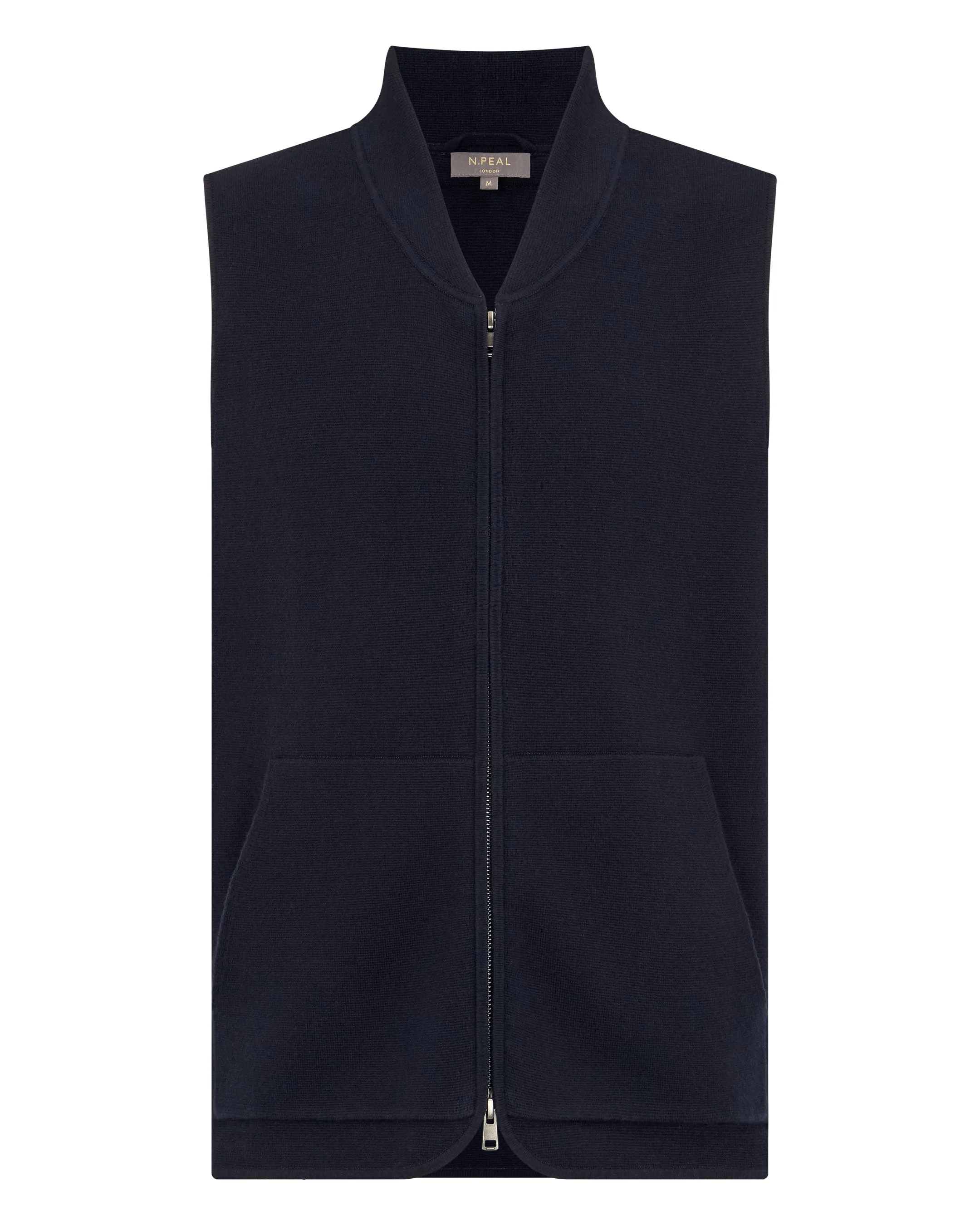 Men's Cotton Blend Gilet Navy Blue