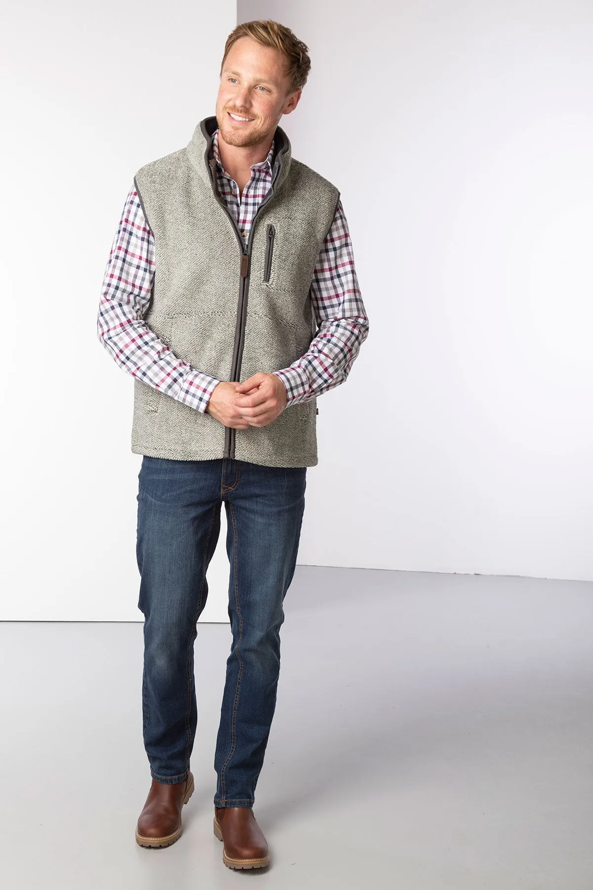 Men's Fleece Gilet - Cowlam