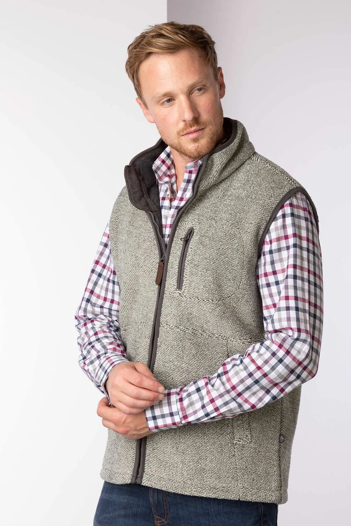 Men's Fleece Gilet - Cowlam