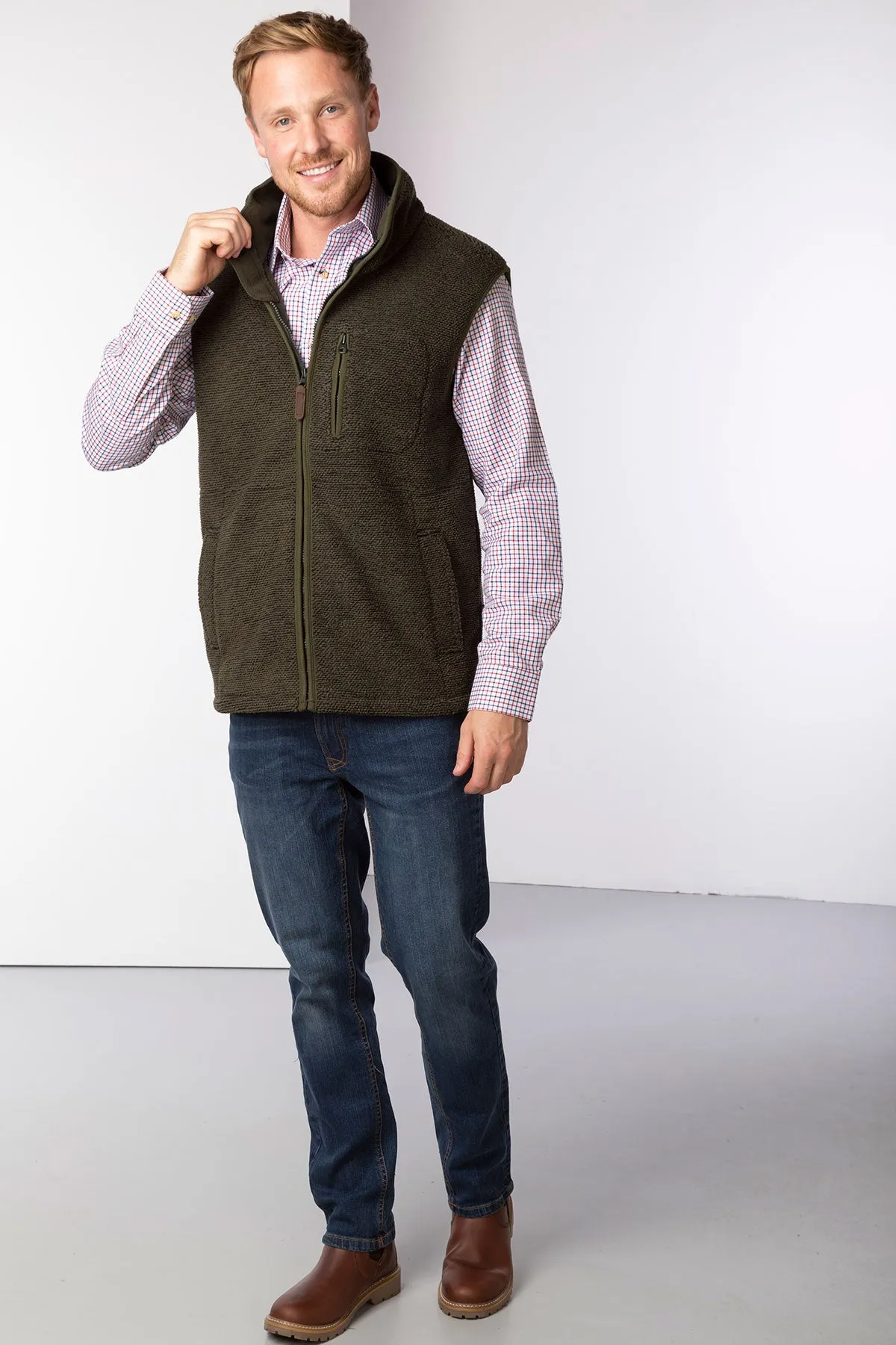 Men's Fleece Gilet - Cowlam