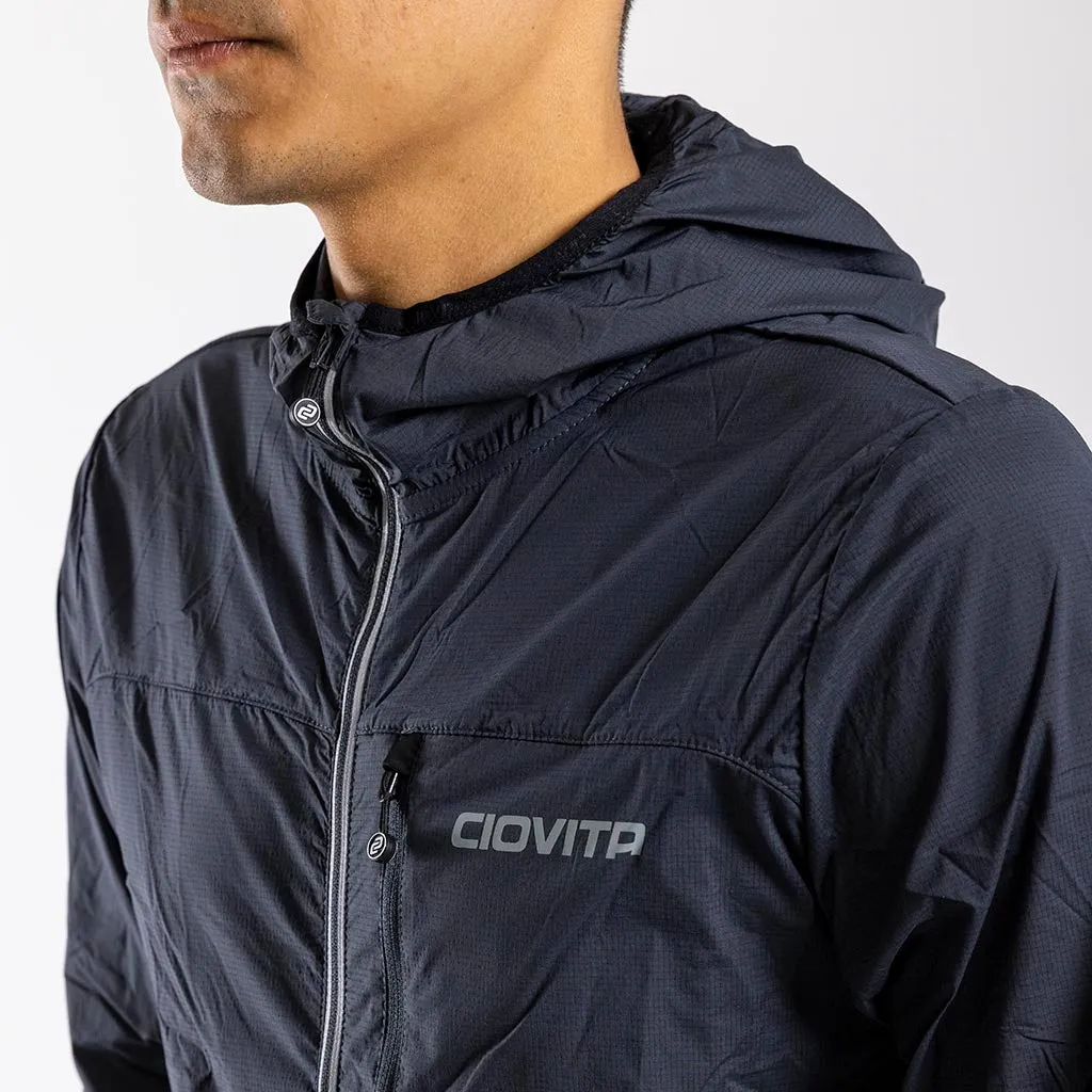 Men's Trovare Lightweight Gravel Jacket (Charcoal)