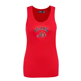 MLB ATLANTA BRAVES CLASSIC WOMEN'S RELAXED FIT RACERBACK (RED)