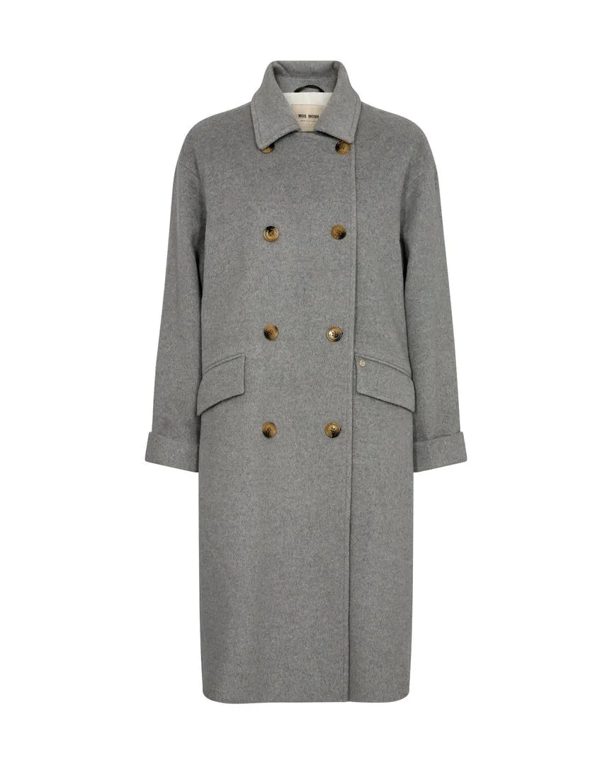 Mm Venice Wool Coat Grey