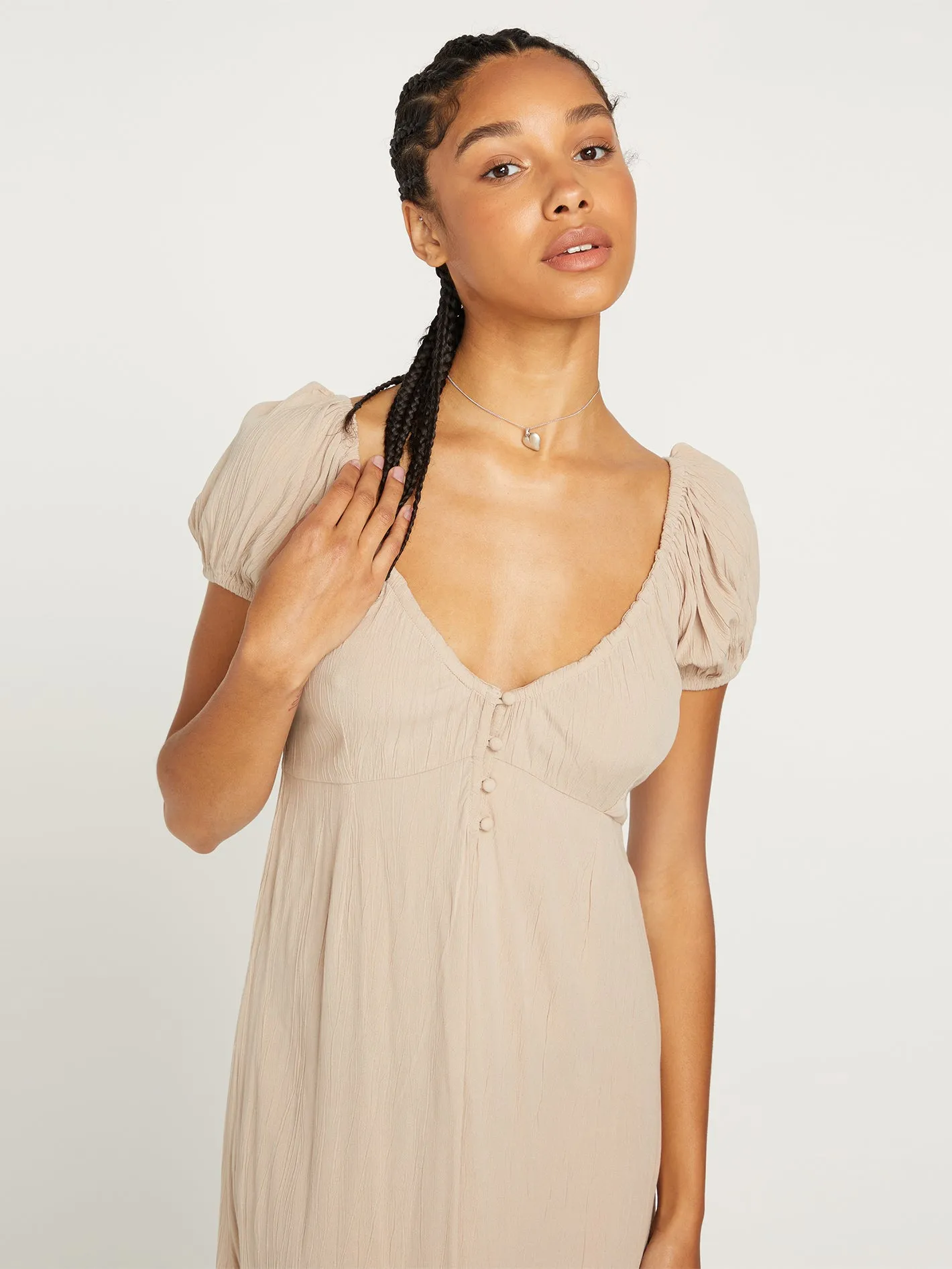 Moonblast Maxi Dress - Taupe