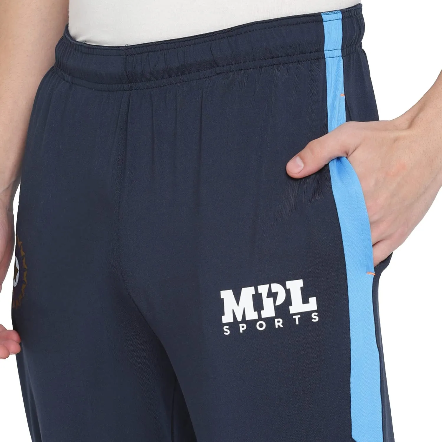 MPL Sports Official Team India Fan Training Pants - Navy Blue