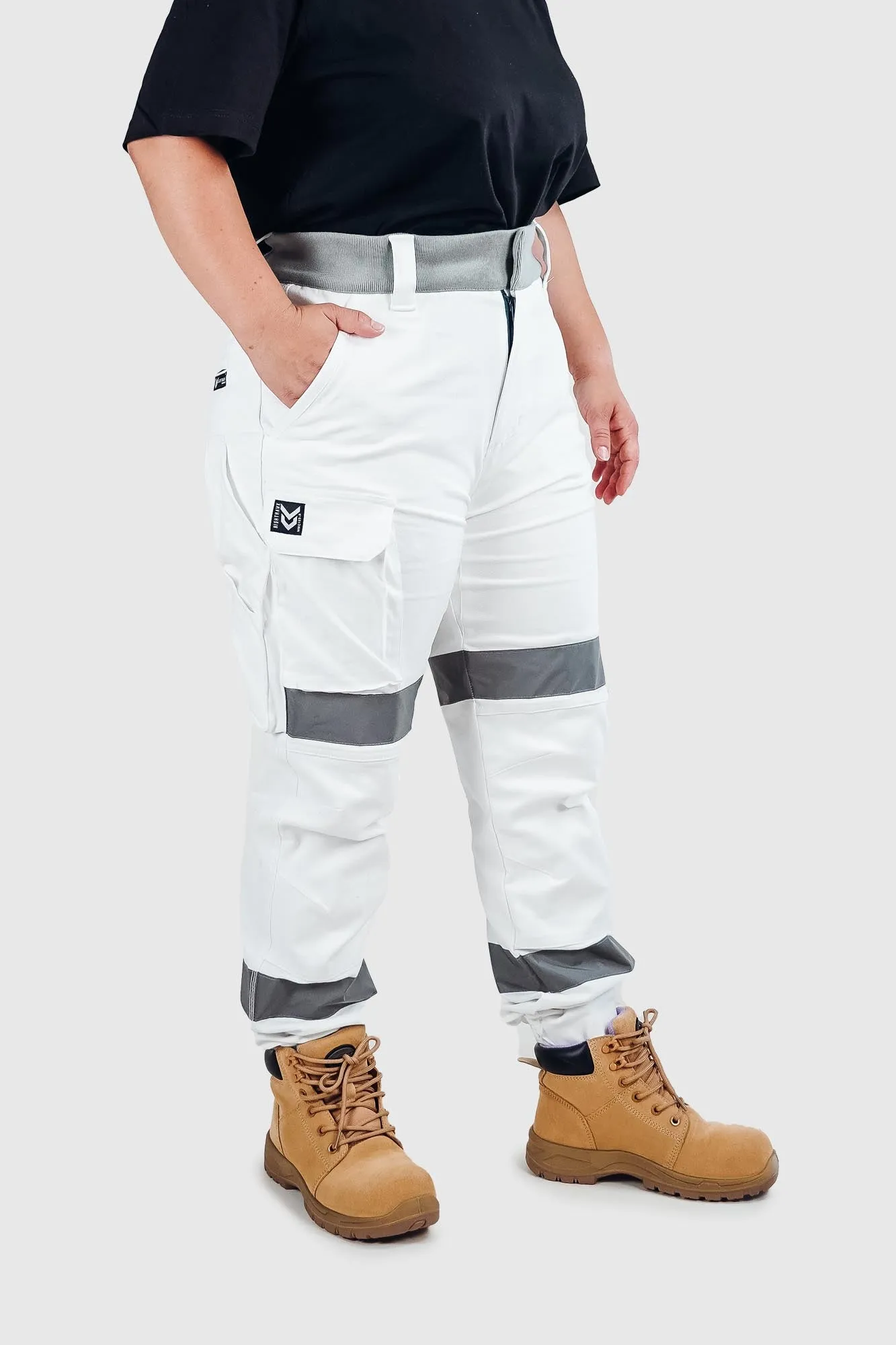 Nighthawk Workwear Chino v2 White Ladies