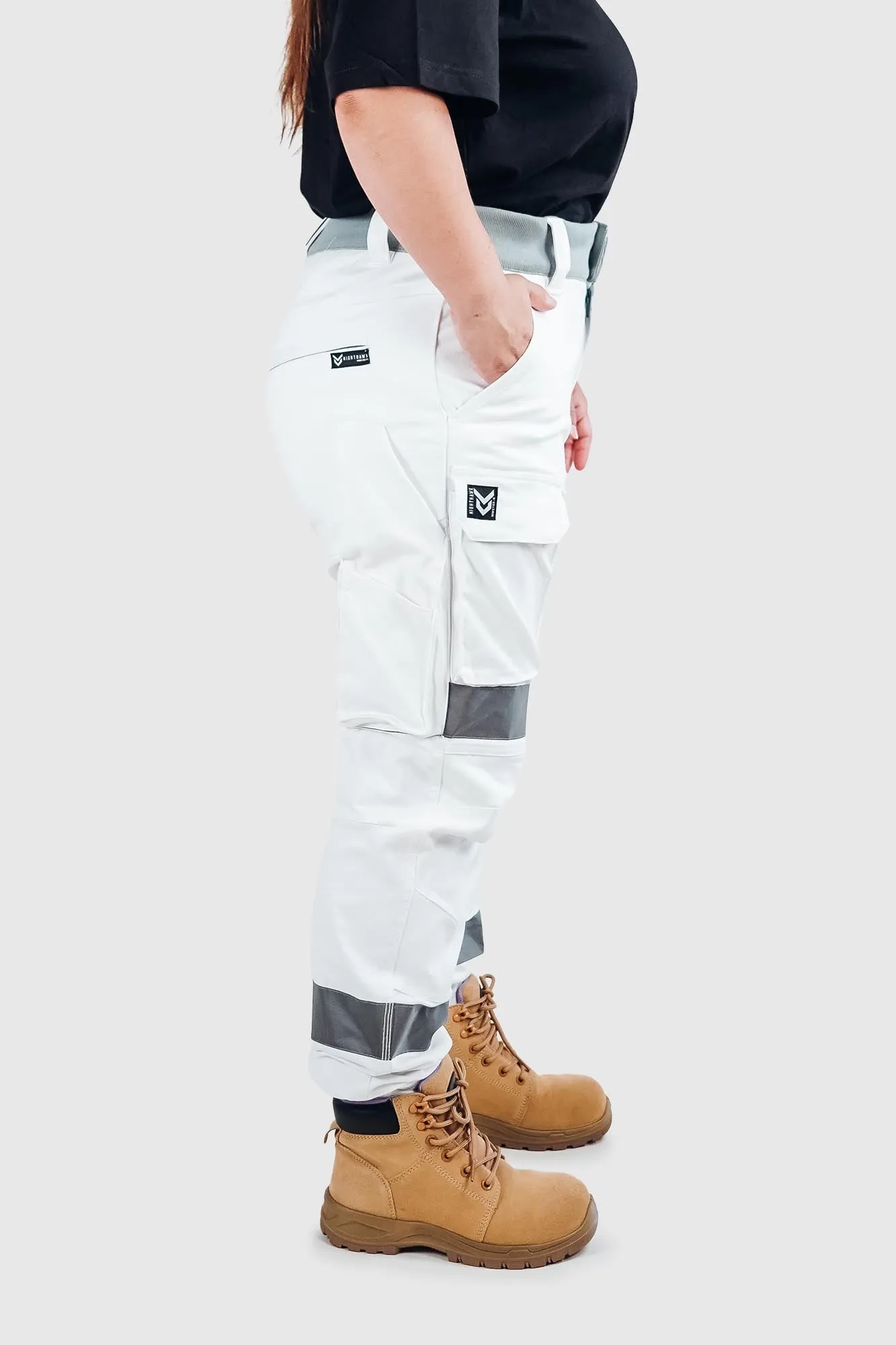 Nighthawk Workwear Chino v2 White Ladies