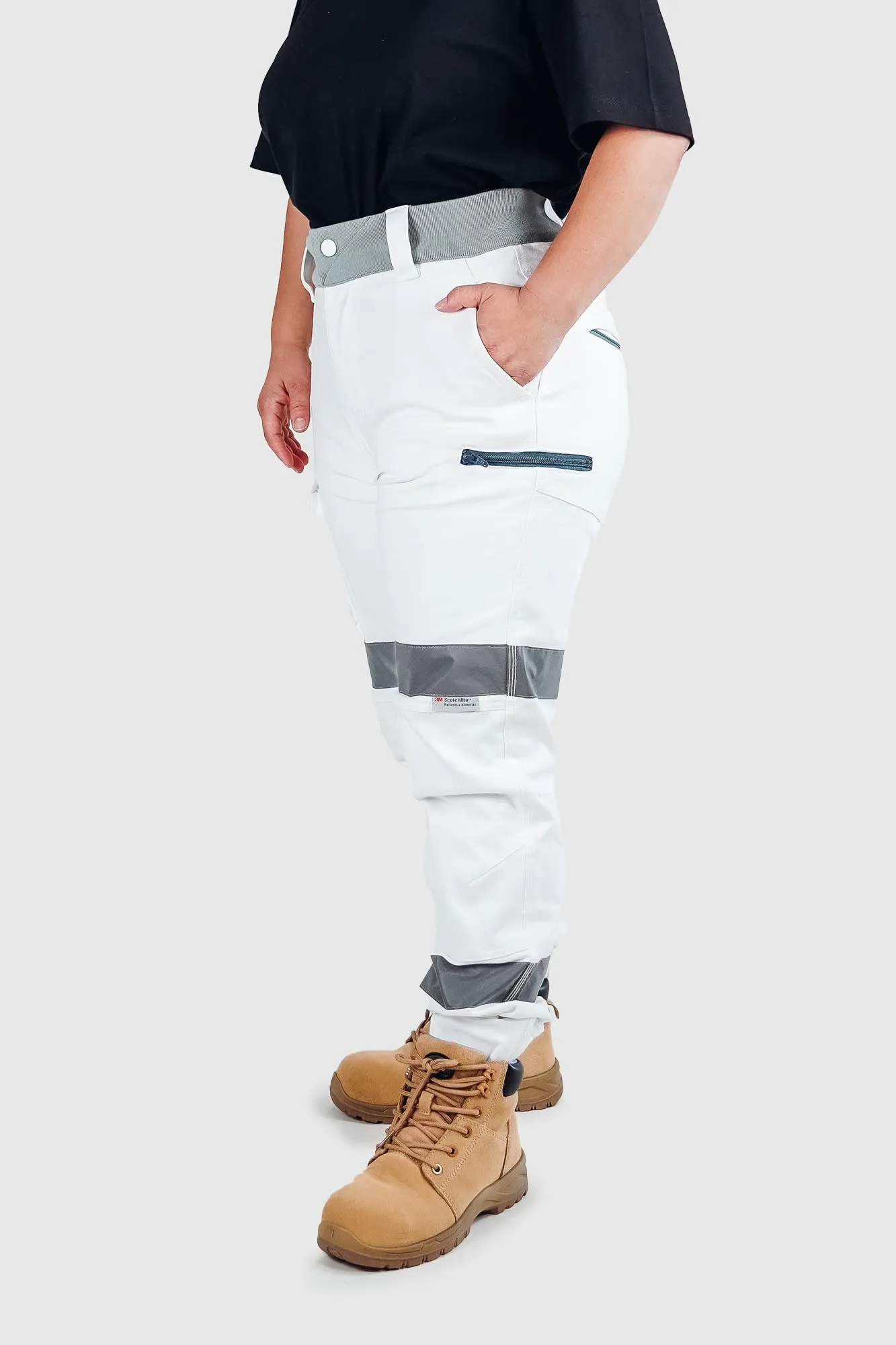 Nighthawk Workwear Chino v2 White Ladies