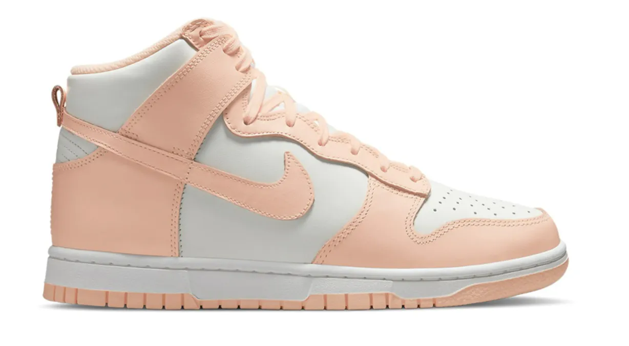 Nike Dunk High Sail Crimson Tint Women's