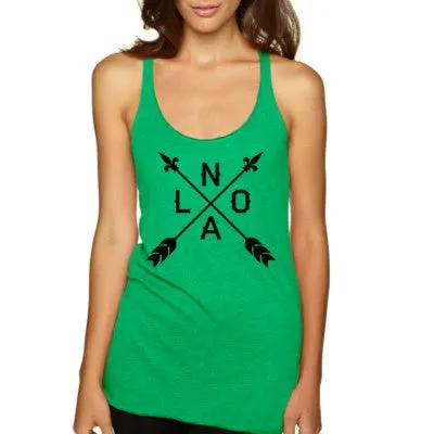 NOLA Arrows, Racerback Tank Top