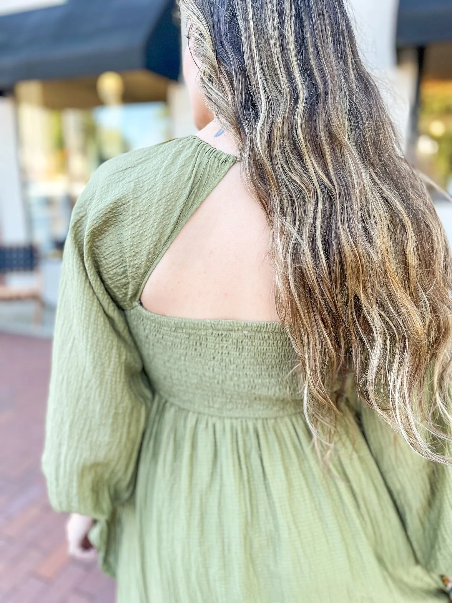 Olive Slouchy Pocket Maxi