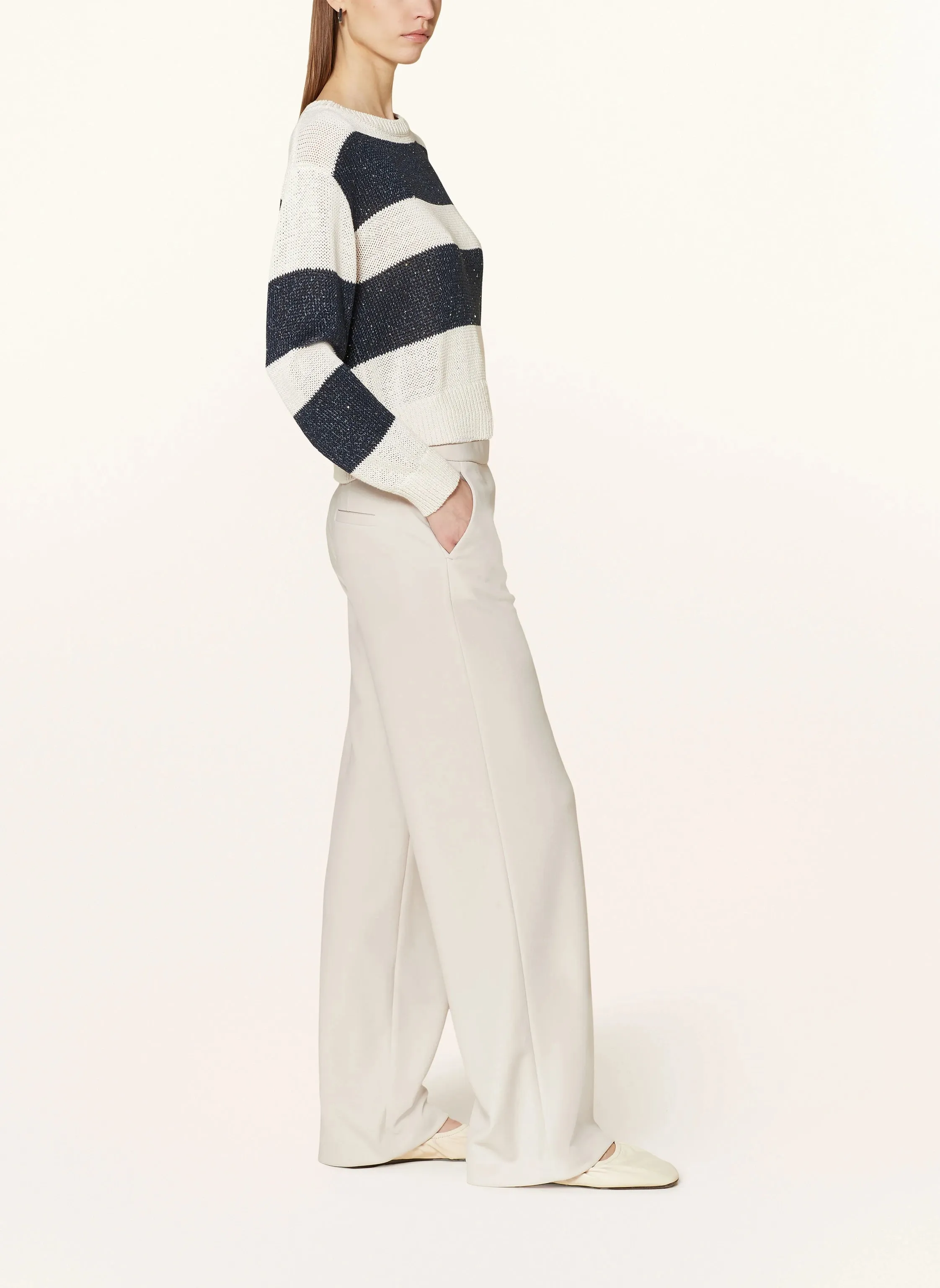 Palina Long Structure Jersey Pants