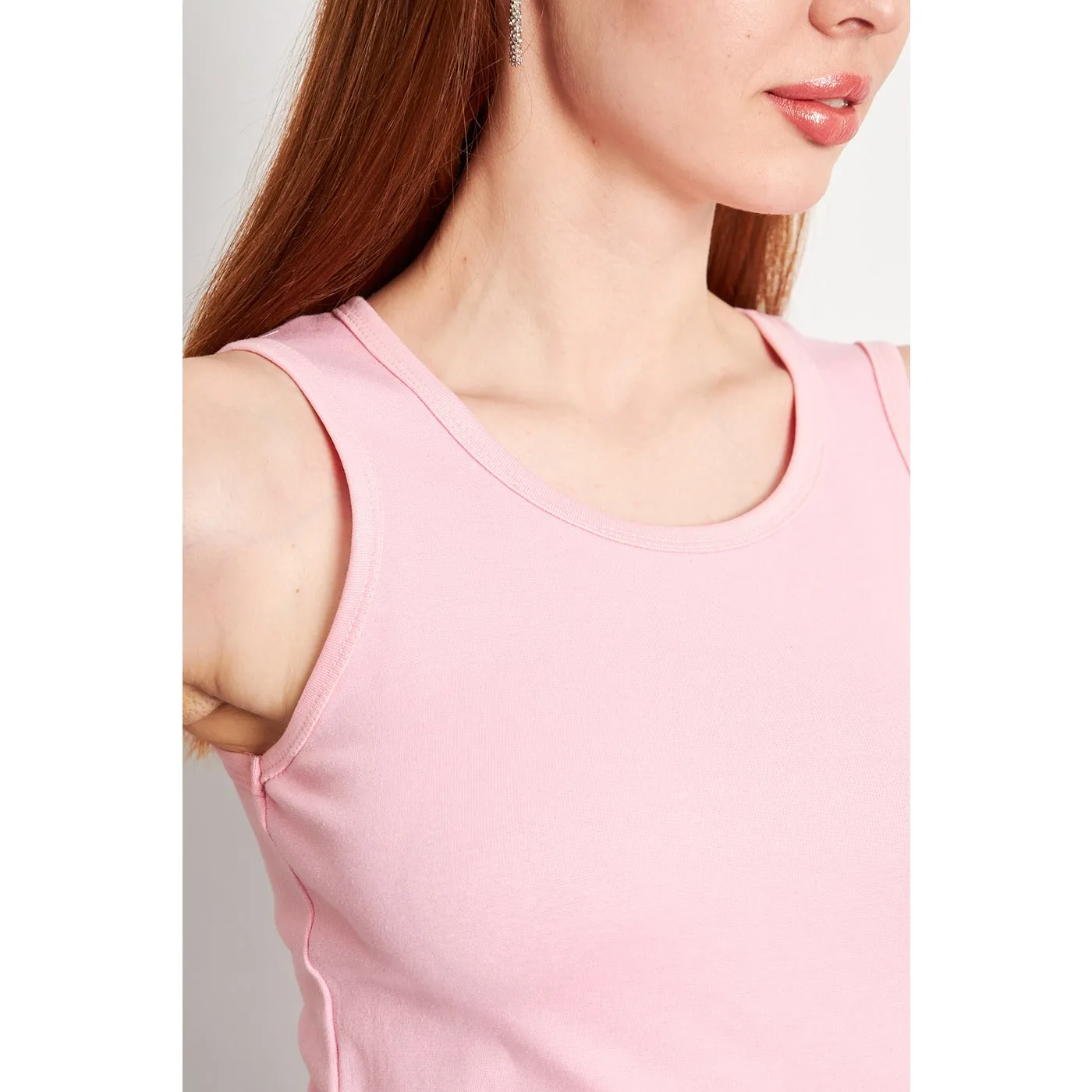 Pink Basic Tank Top