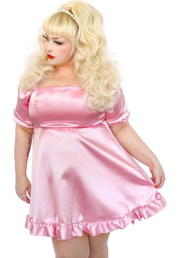 Poppy [Pink] | BABYDOLL DRESS**