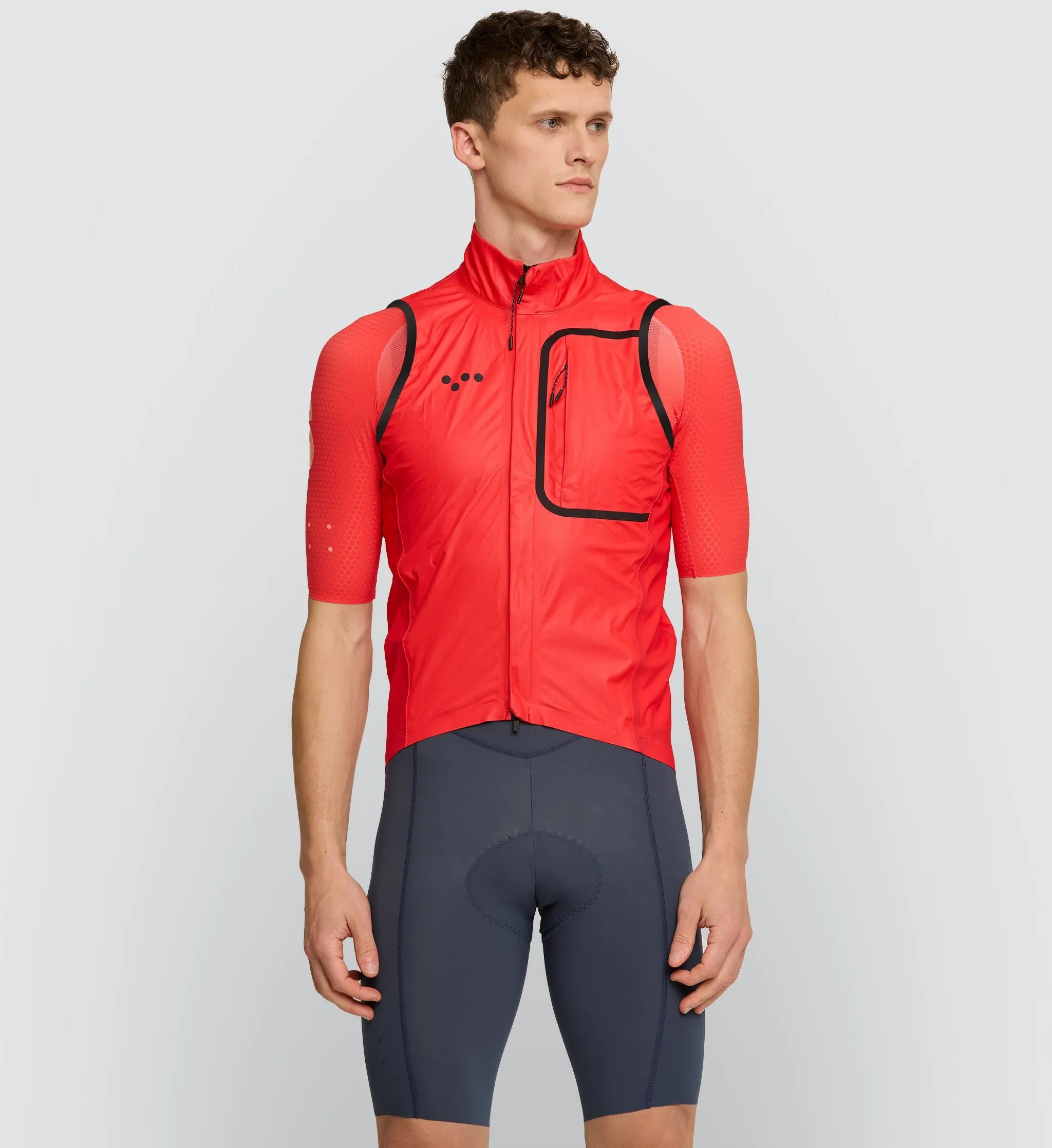 Pro / Men's Deflect Gilet - Poppy Red