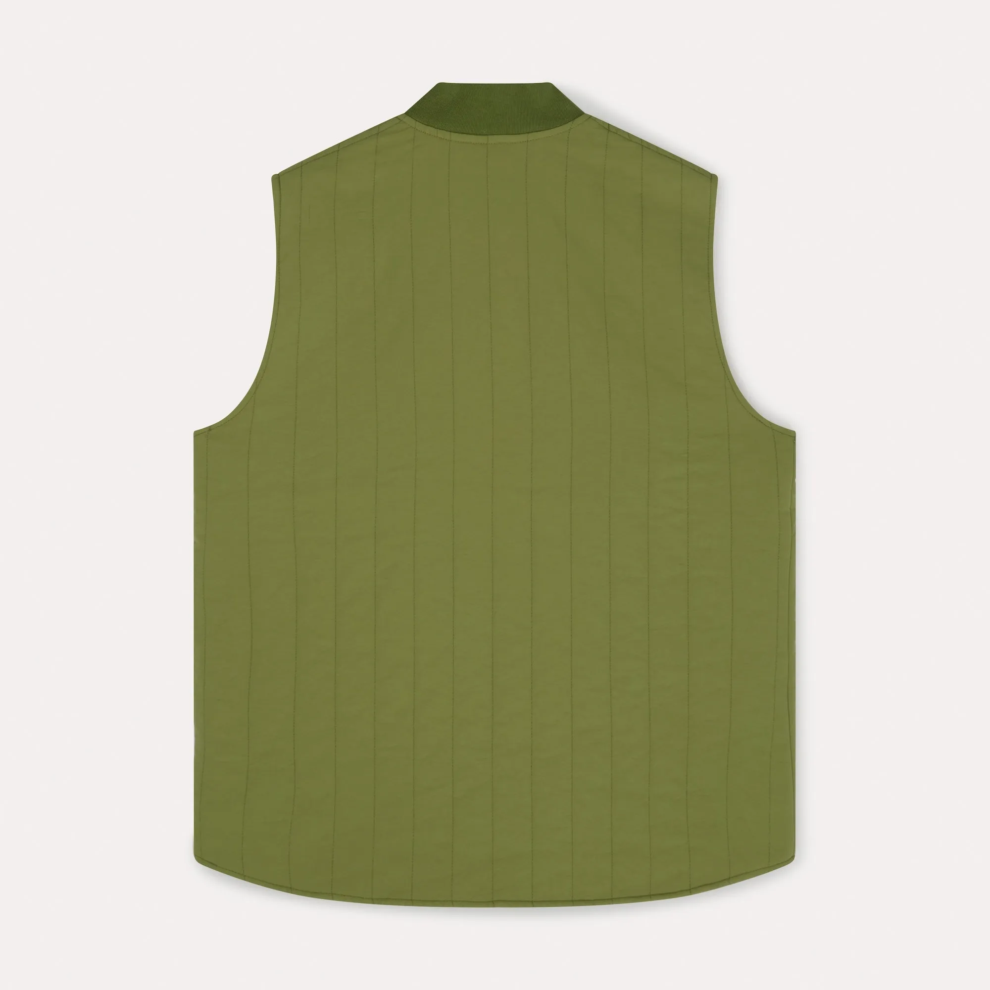 Quilted Gilet - Green